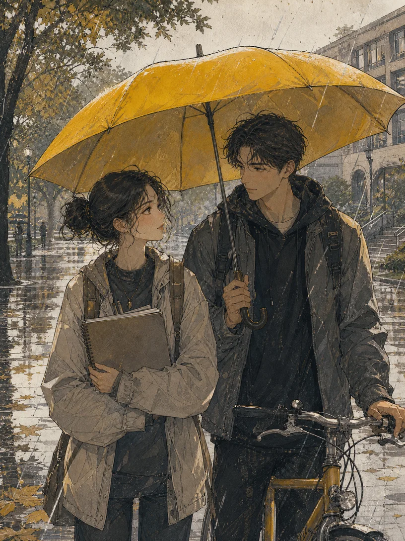 雨停之前漫画封面